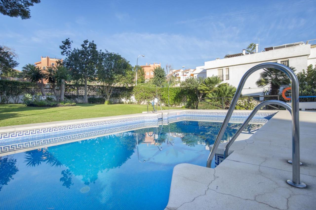 Shiny Studio With Pool & Carihuela Beach At 500M 토레몰리노스 외부 사진