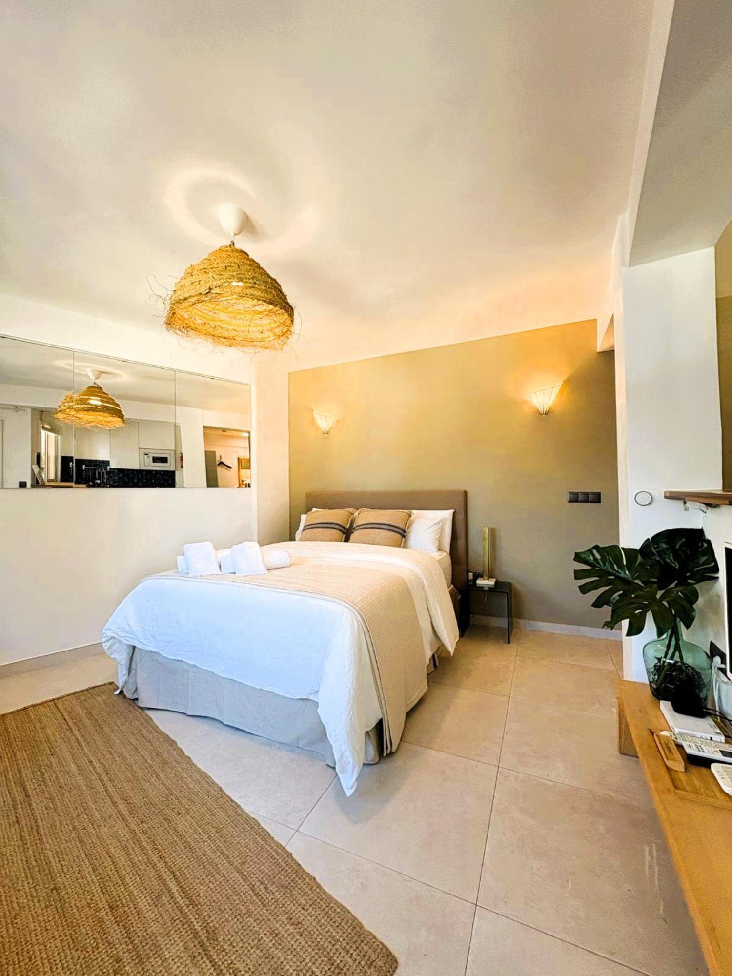 Shiny Studio With Pool & Carihuela Beach At 500M 토레몰리노스 외부 사진