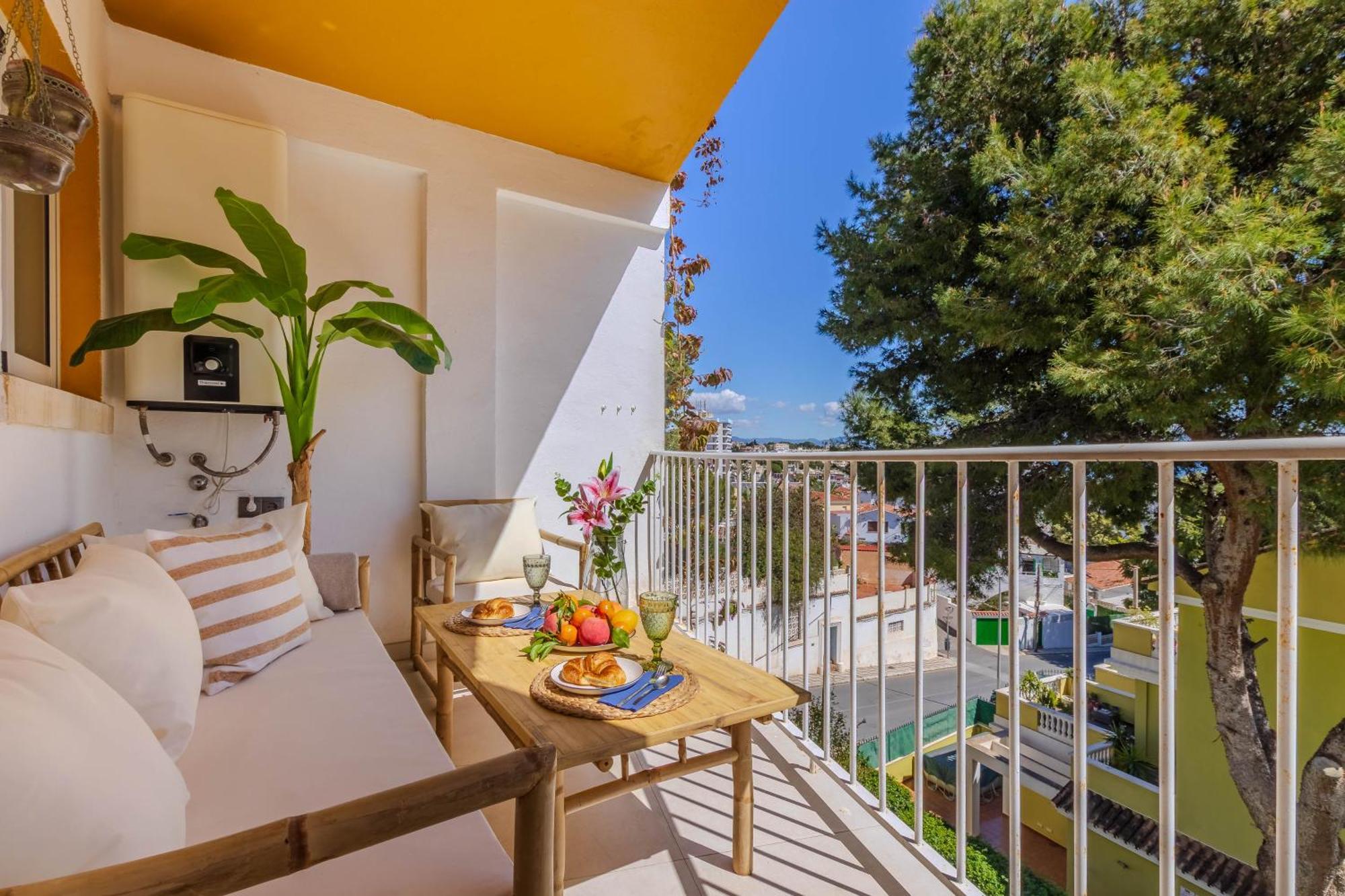 Shiny Studio With Pool & Carihuela Beach At 500M 토레몰리노스 외부 사진